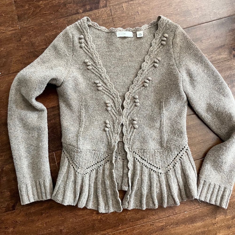 Anthropologie sleeping on snow cardigan